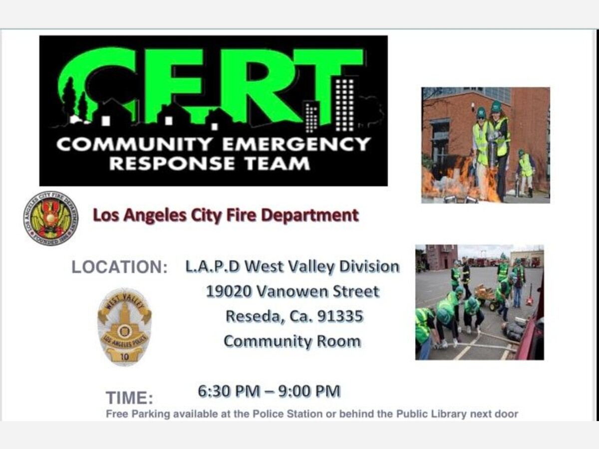 Free “CERT” (Community Emergency Response Team) Training Classes | San ...