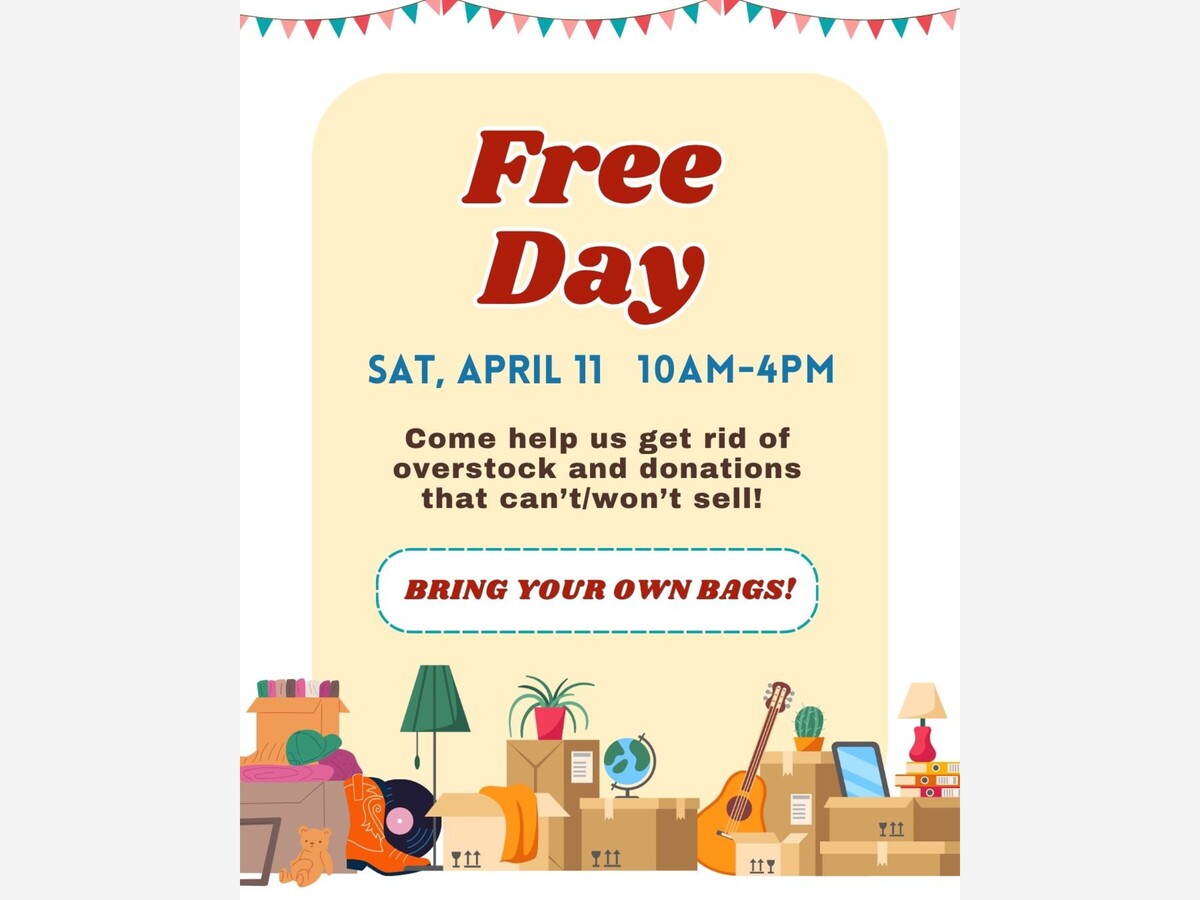 Remainders Arts & Crafts Thrift Store BIG FREE EVENT in Pasadena 4/11/26