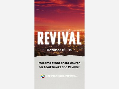 Revival - Shepherd Church Porter Ranch  Oct 15-19, 2022