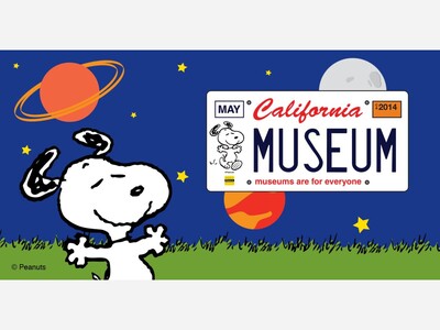 Support California Institutions With a Snoopy License Plate