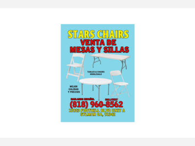Stars Chairs: Welcome to New Advertiser!