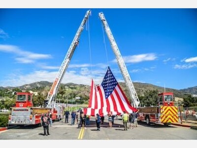 Visit Pepperdine's Annual Waves of Flags Display