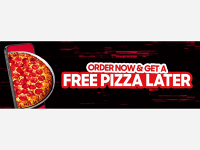 Want a Free Large 1-Topping Pizza Hut Pizza?