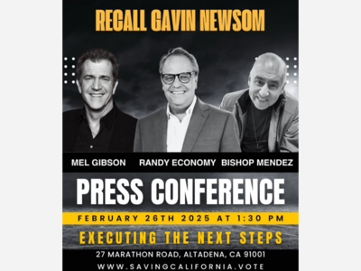 Recall Newsom Petition Press Conference