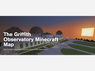Minecraft Version of Griffith Observatory.