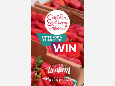 Win Tickets to the California Strawberry Festival - May 18-19.