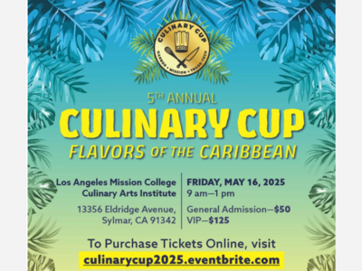 5th Annual Culinary Cup is May 16th.