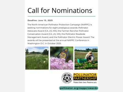 Call for Nominations: Pollinator Awards