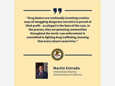 Northridge Man Pleads Guilty to Possessing Meth-Caked Clothes 