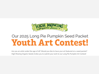 2025 Long Pie Pumpkin Seed Packet Youth Art Contest