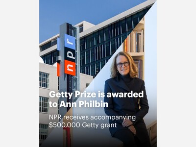 Annual Getty Prize Beneficiaries thru Ann Philbin: NPR, KCRW, & LAist