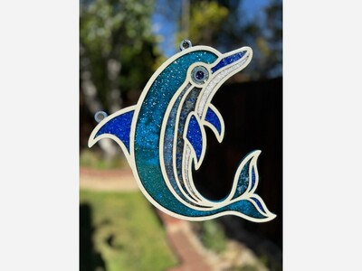 Crushed Glass Suncatcher Class