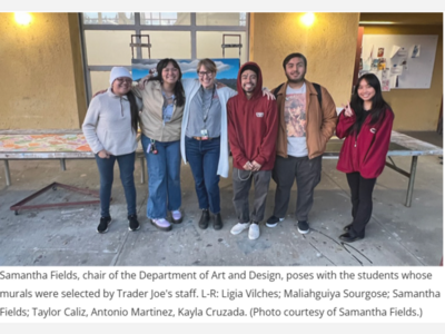 Trader Joe's Opens in Northridge: Murals from CSUN Art Students