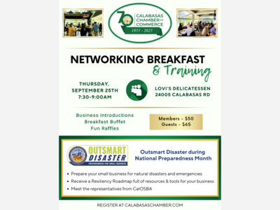 Networking Breakfast & Outsmart Disaster Training at Lovi’s Delicatessen!