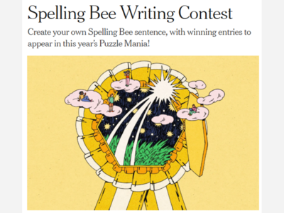 NY Times Spelling Bee Writing Contest