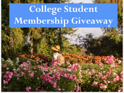 300 FREE Huntington Memberships Available for College Students