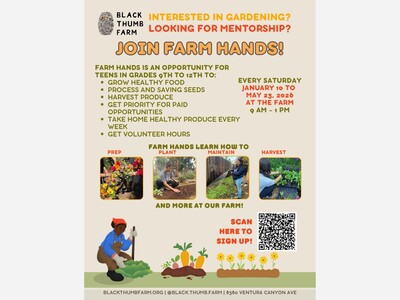 Farm Hands Program for 14-18 Year Olds!
