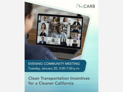 Clean Transportation Incentives 1/20/26 5pm Community Virtual Meeting