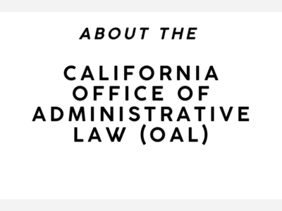 California Office of Administrative Law (OAL)