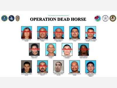 Operation Dead Horse: MacArthur Park Arrests by DOJ & FBI
