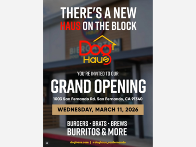 Dog Haus San Fernando Features New Menu! Grand Opening 3/11/26