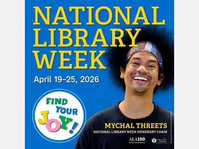 National Library Week April 19-25  "Find Your Joy" Includes $5k Opportunity