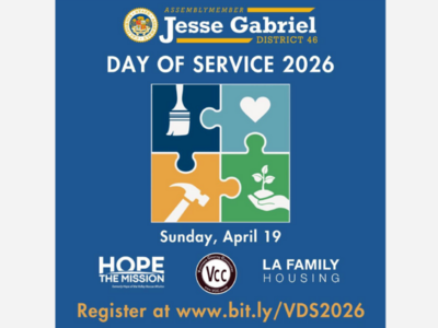 Rams Appearance Realized by Assemblyman for Valley Day of Service April 19th
