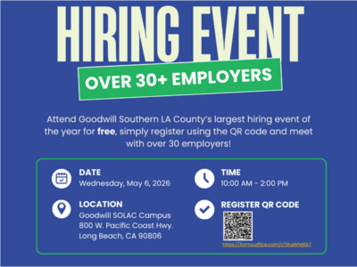 Hiring Event at Goodwlil 36 Employers Participate