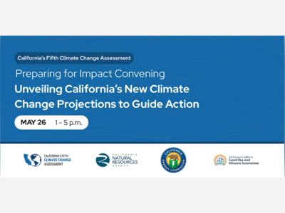 Preparing for Impact: Unveiling California’s New Climate Change Projections to Guide Action 5/26 zoom