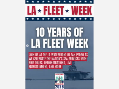 U.S. Navy Amphibious Assault Ship and U.S. Coast Guard Cutters to Headline the 10th Annual LA Fleet Week® During Memorial Day Weekend