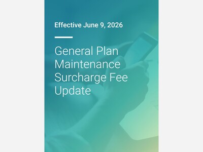 Planning General Plan Maintenance Surcharge, increases to 10% on 6/9/26