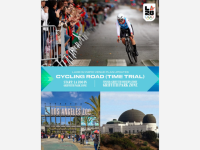 LA28: Cycling Road Time Trial Start & End Points Announced
