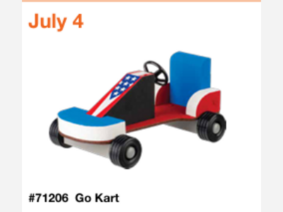 July 4th Kids Go-Kart Workshop at Home Depot