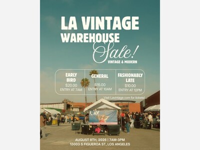 L.A. Vintage Wholesale Warehouse Sale & Giveaway
