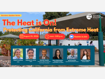 The Heat is On: Protecting California from Extreme Heat: Zoom Webinar
