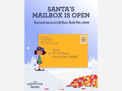 USPS Operation Santa Program Is Now Accepting Letters