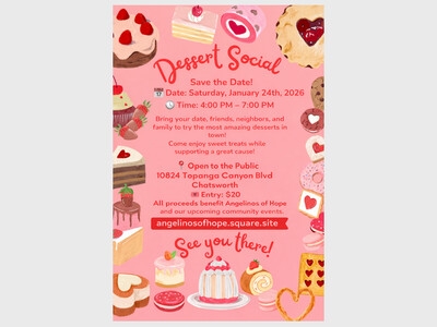 Dessert Social Fundraiser 