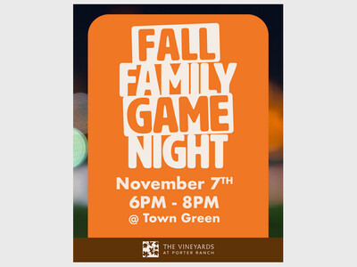 Fall Family Game Night at The Vineyards