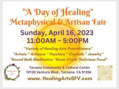  A Day of Healing  
Metaphysical & Artisan Fair