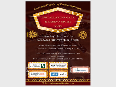 Calabasas Chamber's 2026 Installation Gala & Casino Night
