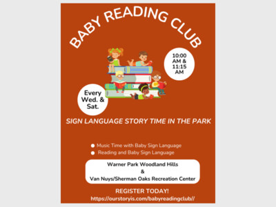Baby Reading Club - Sign Language Story Time in the Park