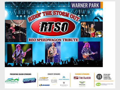 FREE Concert “Ridin’ the Storm Out” (RTSO) Your Ultimate REO Speedwagon Tribute Experience!