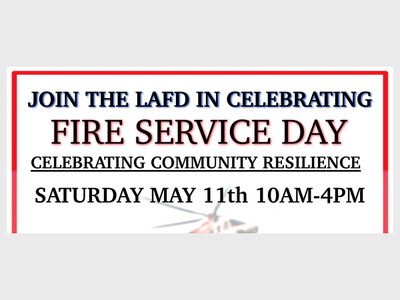 LAFD 'Fire Service Day' Citywide Open Firehouse Event