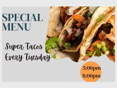 Taco Tuesday at Veterans Hall Woodland Hills 5pm -8pm