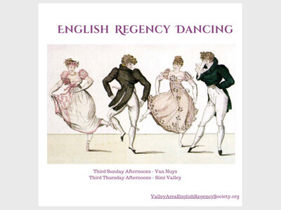 English Regency Dancing IN PERSON in Simi Valley (Think Bridgerton)