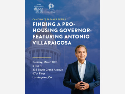 San Francisco Based Housing Action Coalition & YIMBY Host LA Governor Candidate Series: Antonio Villaraigosa 