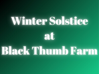 Neighborhood Nourishment: Winter Solstice