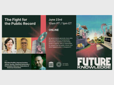 The Fight for the Public Record: A virtual online podcast