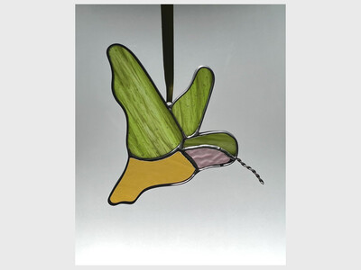 Stained Glass - Hummingbird