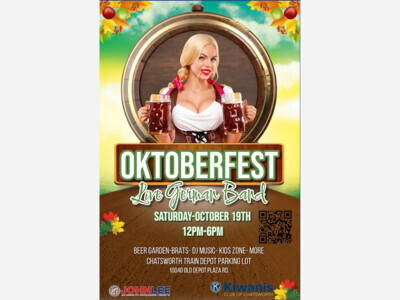 Oktoberfest 10/19/24: Chatsworth Kiwanis